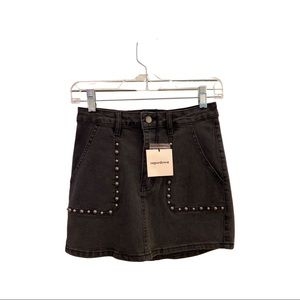 superdown Mona Studded Mini Skirt, XS, NWT